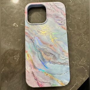 Velvet Caviar Holographic Marble Case — iPhone 13 Pro Max